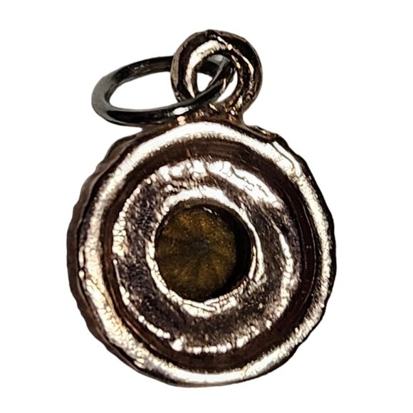 Elegant Gold Tone Rhinestone Pendant Charm for Necklace Sparkling DIY Jewelry - Picture 3 of 4